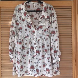 SALE! Free people button down tunic size S